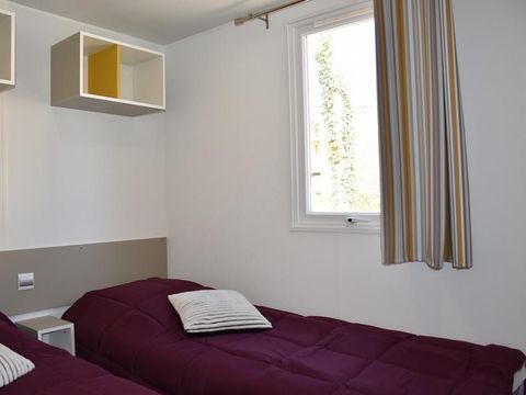 MOBILHOME 8 personnes - Cottage LE TWIN PRESTIGE - climatisé - 4 chambres - 2 SDB - D