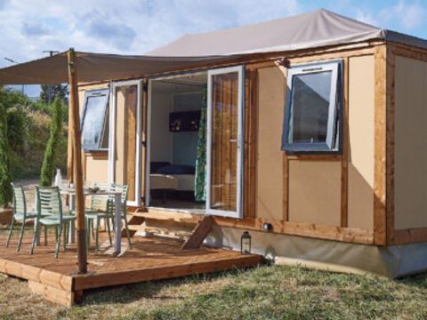 TENTE TOILE ET BOIS 4 personnes - Mobilodge
