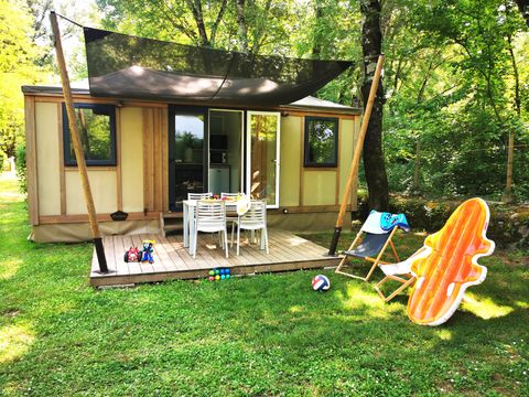 TENTE TOILE ET BOIS 4 personnes - Mobilodge