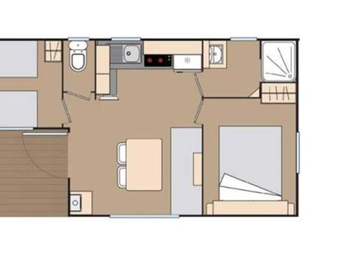 MOBILHOME 6 personnes - Famille Plus