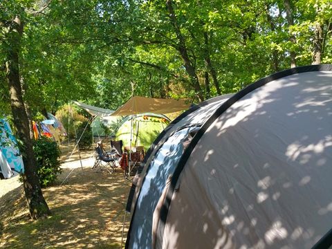 Emplacement - Emplacement Plus 60-75m² : voiture + tente/caravane ou camping-car + électricité 1 pers.