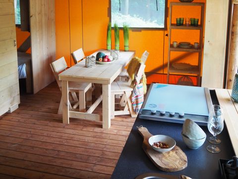 Tente en toile et en bois 5 personnes - Safari Dreamer