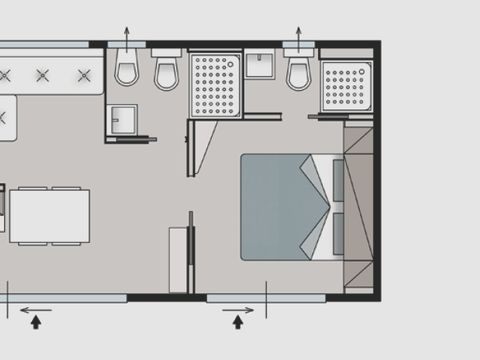 MOBILHOME 4 personnes - Ciclamino Super Garden
