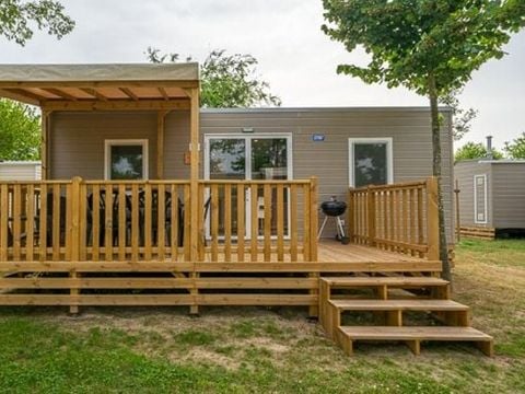 MOBILHOME 6 personnes - Comfort | 3 Ch. | 6 Pers. | Terrasse surélevée | Clim.