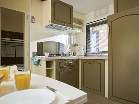 MOBILHOME 6 personnes - Comfort | 3 Ch. | 6 Pers. | Terrasse surélevée | Clim.