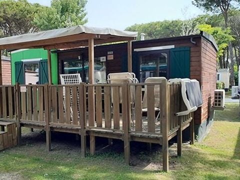 MOBILHOME 6 personnes - Comfort | 3 Ch. | 6 Pers. | Terrasse surélevée | Clim.