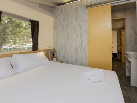 TENTE TOILE ET BOIS 5 personnes - Hu glamp Smart