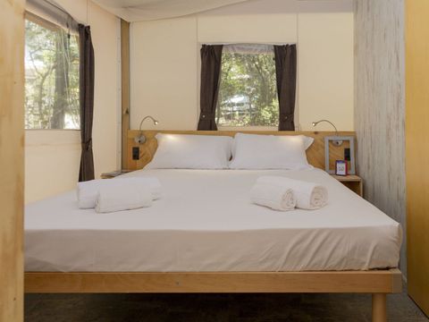 TENTE TOILE ET BOIS 5 personnes - Hu glamp Smart