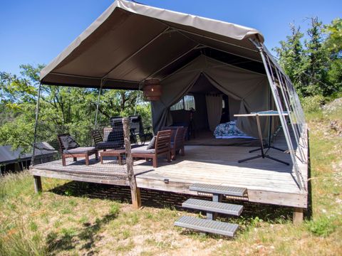 TENTE TOILE ET BOIS 4 personnes - GRAND LODGE