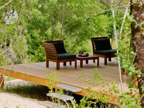 TENTE TOILE ET BOIS 4 personnes - GRAND LODGE