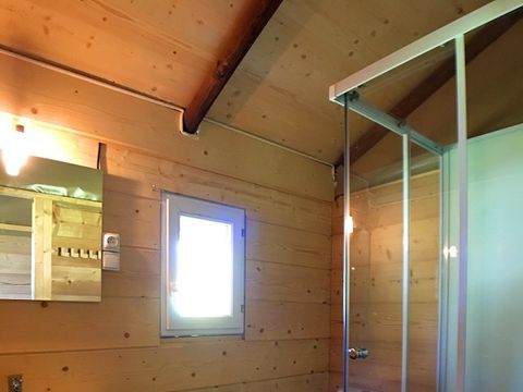 TENTE TOILE ET BOIS 6 personnes - Cabane Hivernet Premium 3 ch avec sanitaires