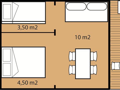 LODGE 5 personnes - Ecolodge Nature  sans sanitaire