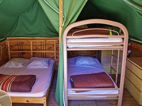 TENTE TOILE ET BOIS 4 personnes - Nature sans sanitaire