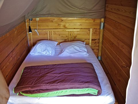 TENTE TOILE ET BOIS 5 personnes - Nature sans sanitaire