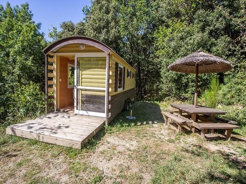 Hébergement 4 personnes - Roulotte Tanargue sans sanitaire