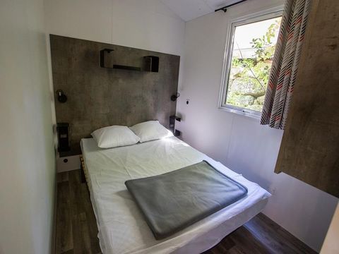 MOBILHOME 6 personnes - Cottage Premium Chanterelle Trio 3 ch. Forêt - TV  - Lave vaisselle - Wifi