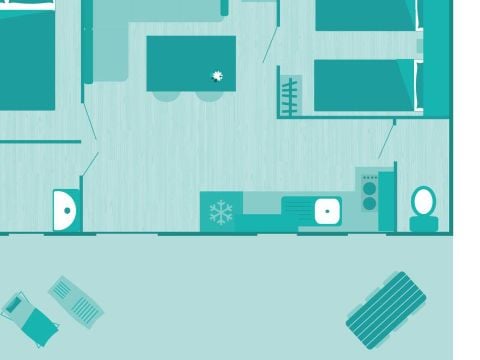 MOBILHOME 4 personnes - CLIM