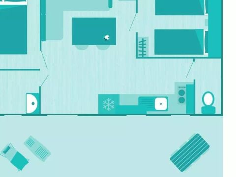 MOBILHOME 4 personnes - Cottage 3 Pièces 4 Personnes Climatisé + TV *** MOBILHOME 4 personnes - Cottage 3 Pièces 4 Personnes Climatisé + TV ***