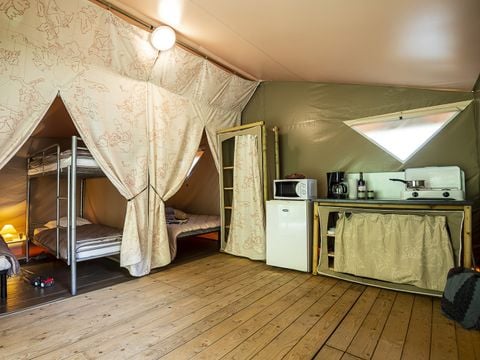 TENTE TOILE ET BOIS 4 personnes - Tente Canada