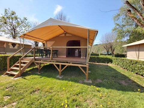 Tente en toile et en bois 4 personnes - Tente Canada