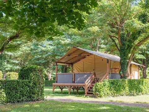 TENTE TOILE ET BOIS 4 personnes - Tente Lodge