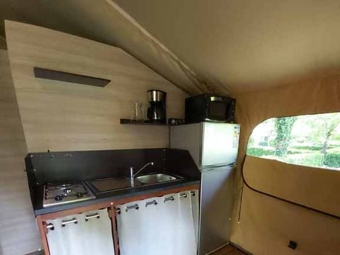 TENTE TOILE ET BOIS 4 personnes - Tente Lodge