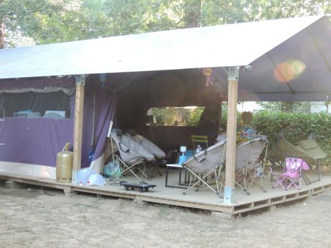Tente en toile et en bois 5 personnes - FREEFLOWER STANDARD (SANS SANITAIRES)