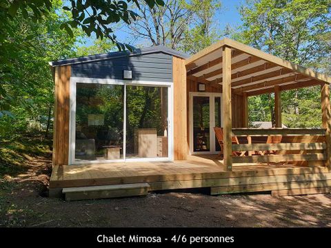 CHALET 4 personnes - Mimosa - 47 m² avec terrasse couverte - 2 chambres