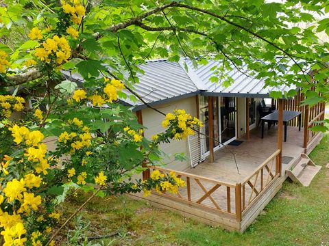 CHALET 6 personnes - EDEN - TV - 54m² avec terrasse couverte - 3 chambres