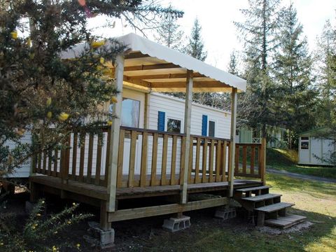 MOBILHOME 4 personnes - 4 - 33m² avec  terrasse couverte / 2 chambres