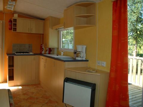 MOBILHOME 5 personnes - 5 - 35m² avec  terrasse couverte / 2 chambres