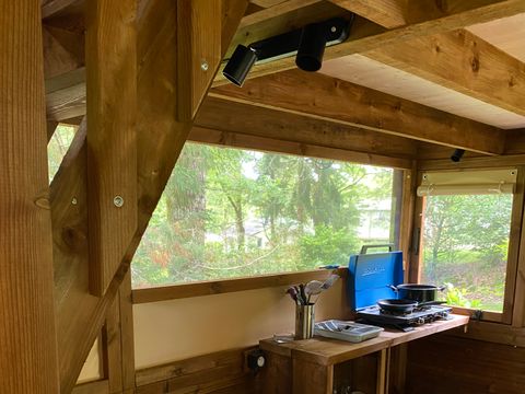 TENTE TOILE ET BOIS 2 personnes - Bivouac