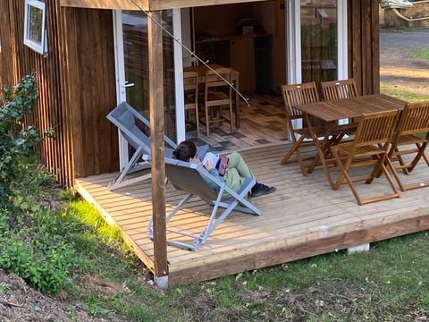 MOBILHOME 4 personnes - CABANE 21m² / 2 chambres (sans sanitaires)