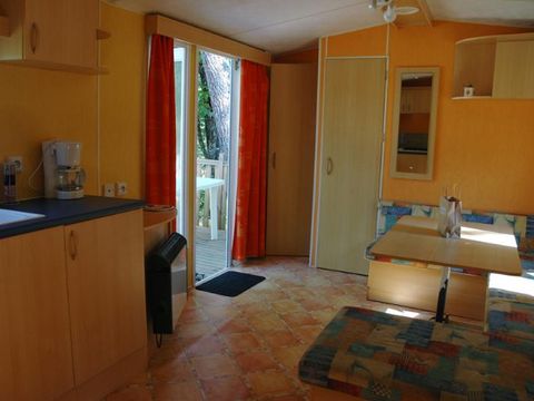 MOBILHOME 4 personnes - Mobilhome M7 35m² avec  terrasse couverte / 2 chambres