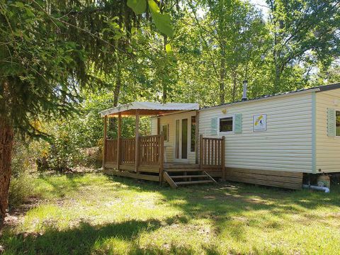 MOBILHOME 4 personnes - Mobilhome M7 35m² avec  terrasse couverte / 2 chambres