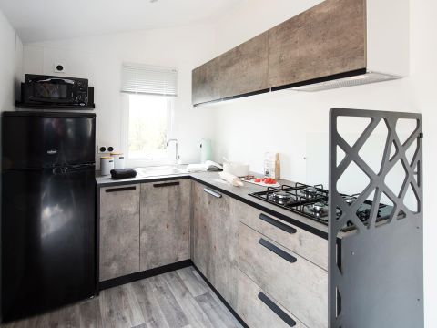 MOBILHOME 4 personnes - Bahia - 2 chambres - 28 m2 (+Terrasse couverte 11 m2) 4 personnes