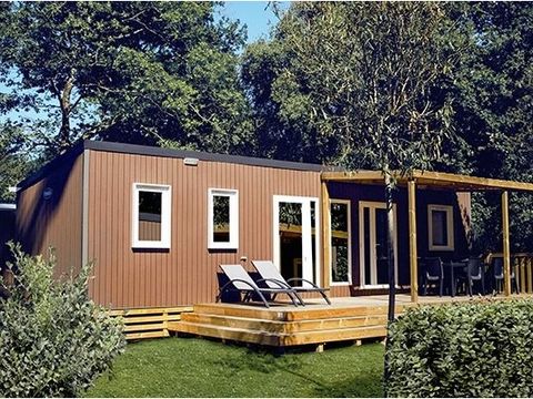 MOBILHOME 4 personnes - Ultimate | 2 Ch. | 4 Pers. | Petite Terrasse | 2 SDB | Clim. | TV