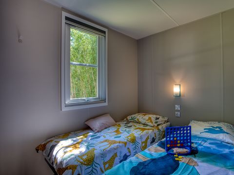 Mobilhome 4 personnes - Premium O'Hara 29-31m² - 2 chambres-4pers - Terrasse semi-couverte - Clim - Lave-vaisselle - TV