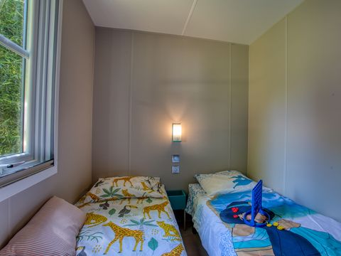 Mobilhome 4 personnes - Premium O'Hara 29-31m² - 2 chambres-4pers - Terrasse semi-couverte - Clim - Lave-vaisselle - TV
