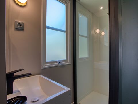 Mobilhome 4 personnes - Premium O'Hara 29-31m² - 2 chambres-4pers - Terrasse semi-couverte - Clim - Lave-vaisselle - TV