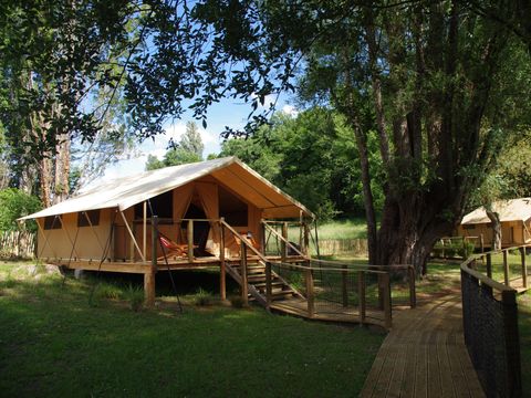 BUNGALOW TOILÉ 4 personnes - Tente Lodge Insolite 2 chambres