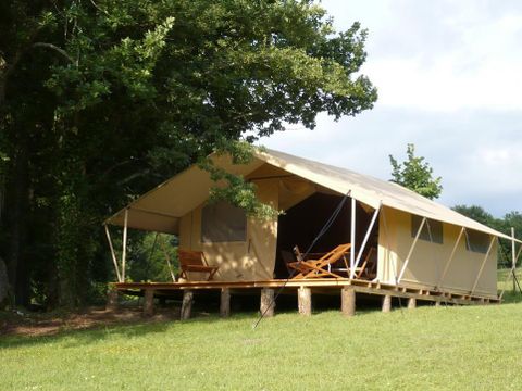 BUNGALOW TOILÉ 4 personnes - Tente Lodge Insolite 2 chambres