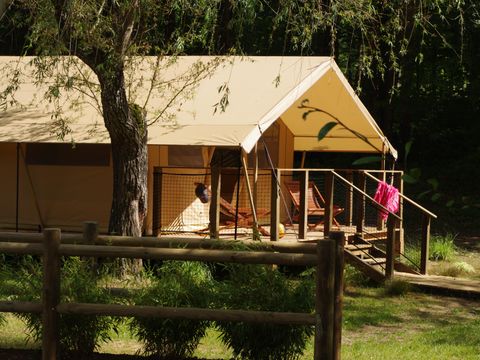 BUNGALOW TOILÉ 4 personnes - Tente Lodge Insolite 2 chambres