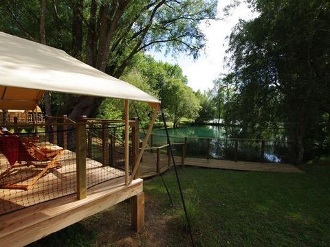 BUNGALOW TOILÉ 4 personnes - Tente Lodge Insolite 2 chambres