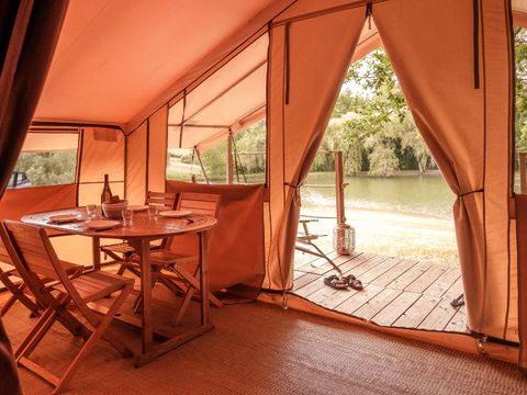 BUNGALOW TOILÉ 4 personnes - Tente Lodge Insolite 2 chambres