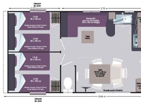 Mobilhome 6 personnes - Premium 1
