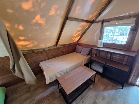 TENTE TOILE ET BOIS 2 personnes - Tente AMAZONE sans sanitaire PRIX POUR 2 PERSONNES
