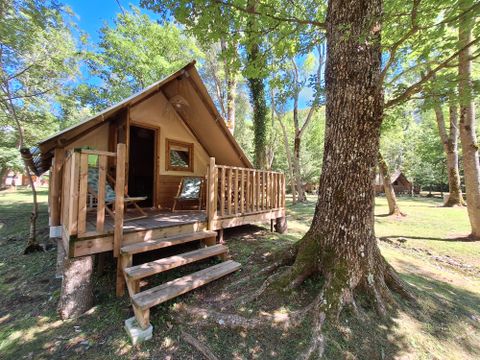 TENTE TOILE ET BOIS 5 personnes - Tente AMAZONE sans sanitaire PRIX POUR 2 PERSONNES