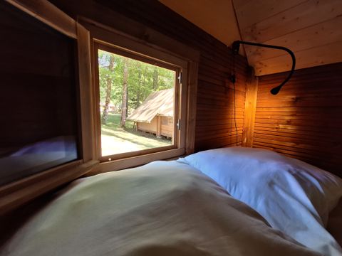TENTE TOILE ET BOIS 5 personnes - Tente AMAZONE sans sanitaire PRIX POUR 2 PERSONNES