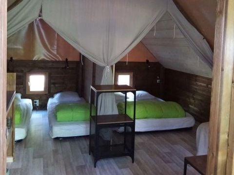 TENTE TOILE ET BOIS 2 personnes - Tente AMAZONE sans sanitaire PRIX POUR 2 PERSONNES